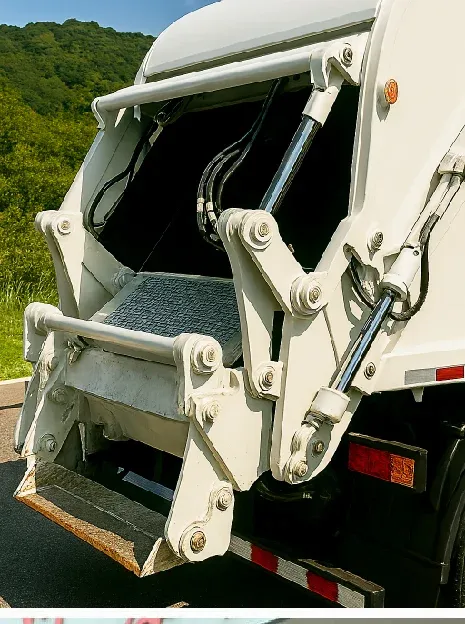 HOWO TX Colector de basura, vista de detalle 3